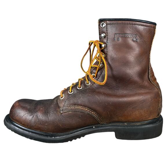 Vintage Red Wing Men’s 2233 Supersole Brown Leather Work Boot Size 10.5 D main image 12